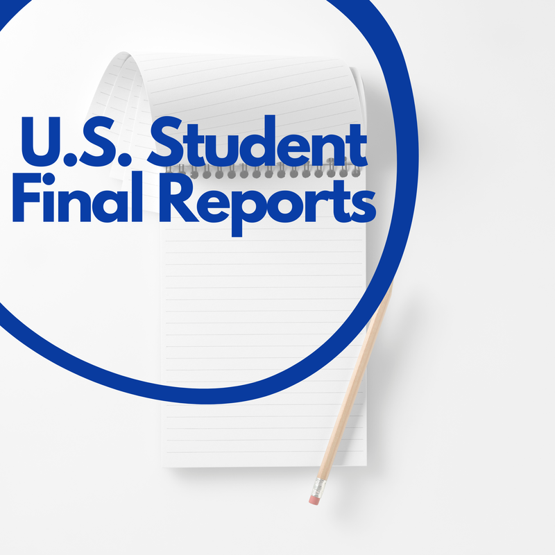 U.S. Student Final Reports